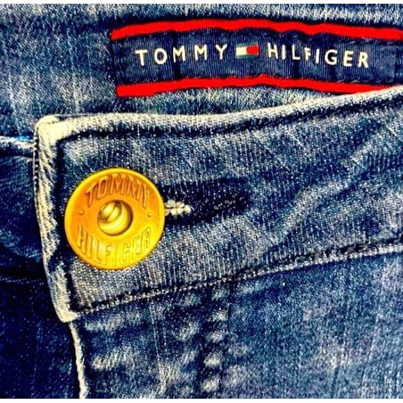 TOMMY HILFIGER Classic Boot Cut Jeans Womens 12 Regular - Picture 12 of 13
